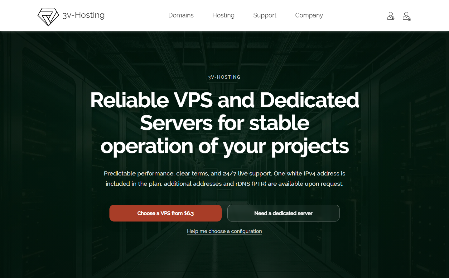 3v-Hosting screenshot