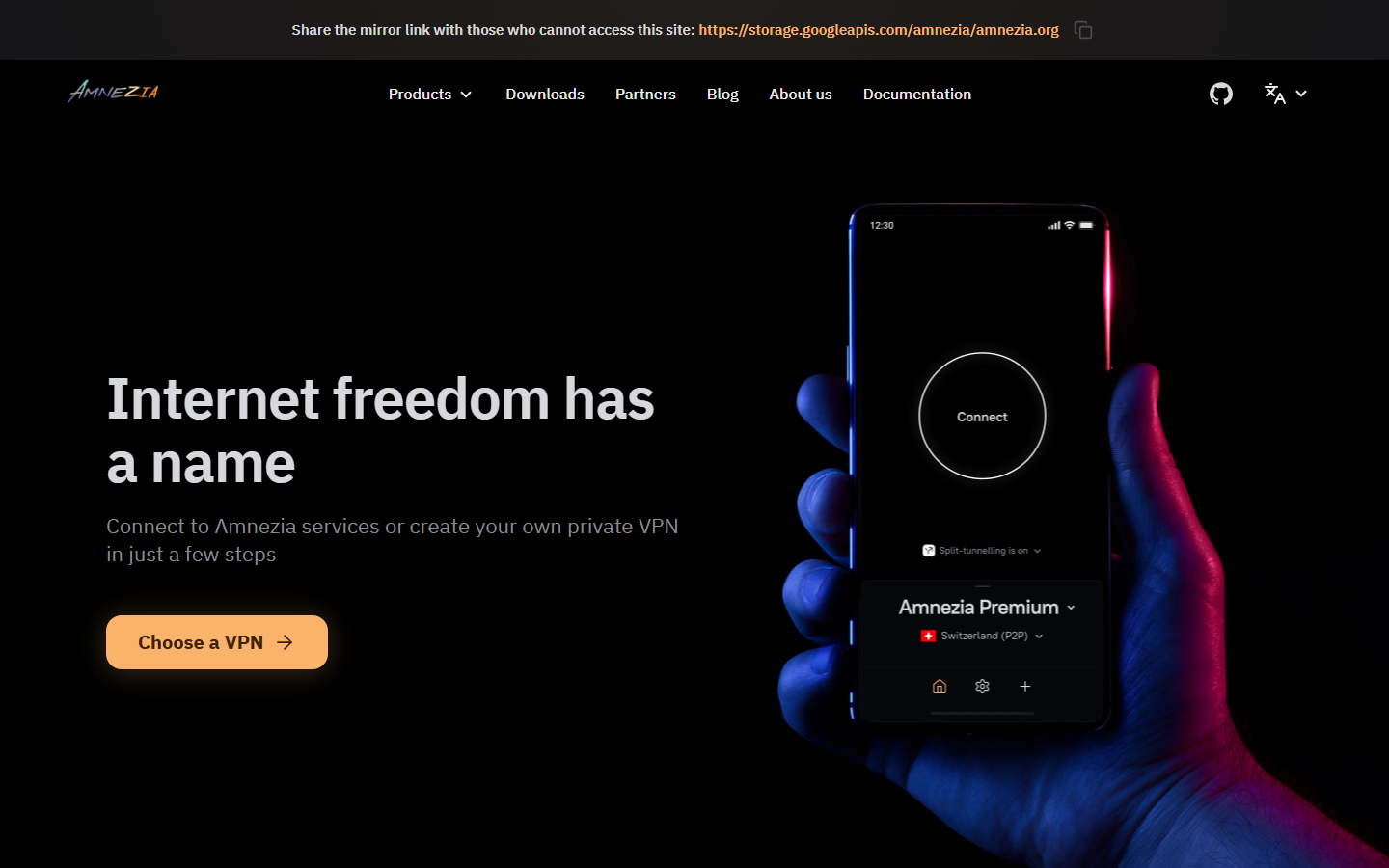 Amnezia VPN screenshot