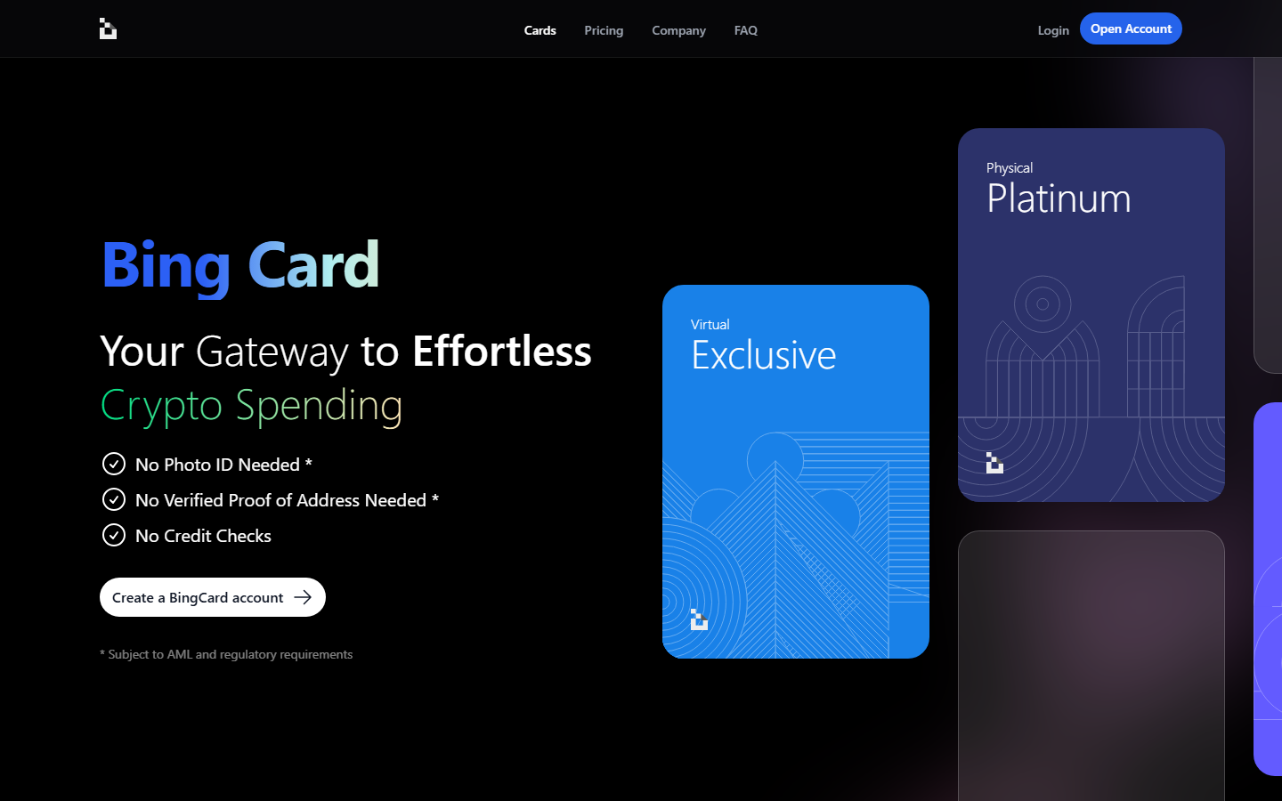 BingCard screenshot