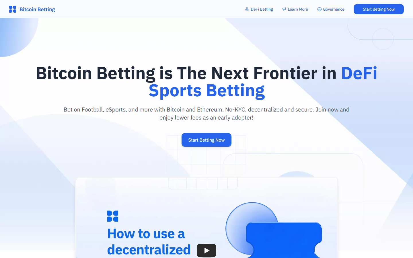 Bitcoin Betting screenshot