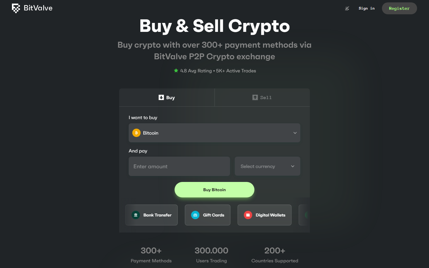 BitValve P2P screenshot