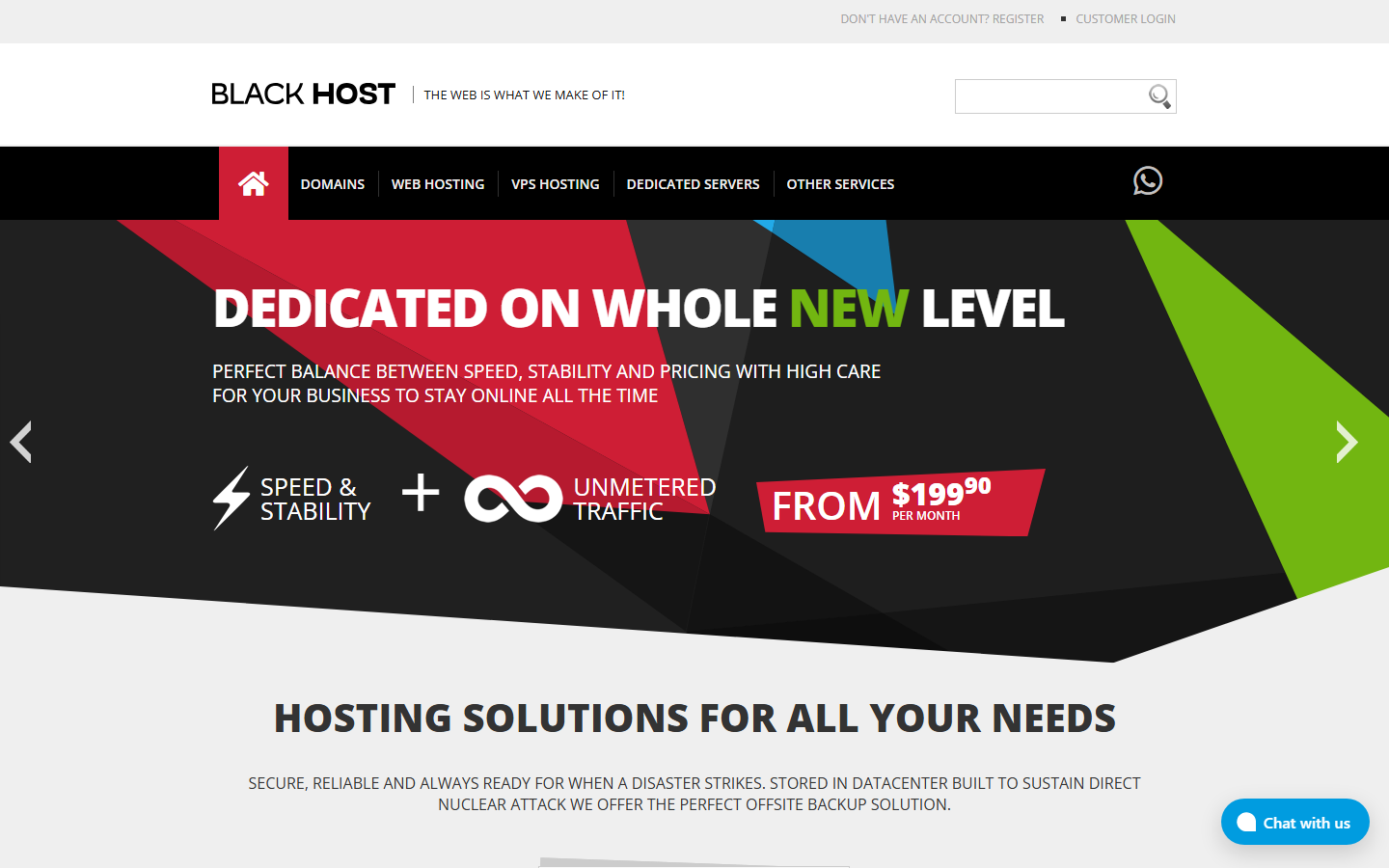 BlackHOST screenshot