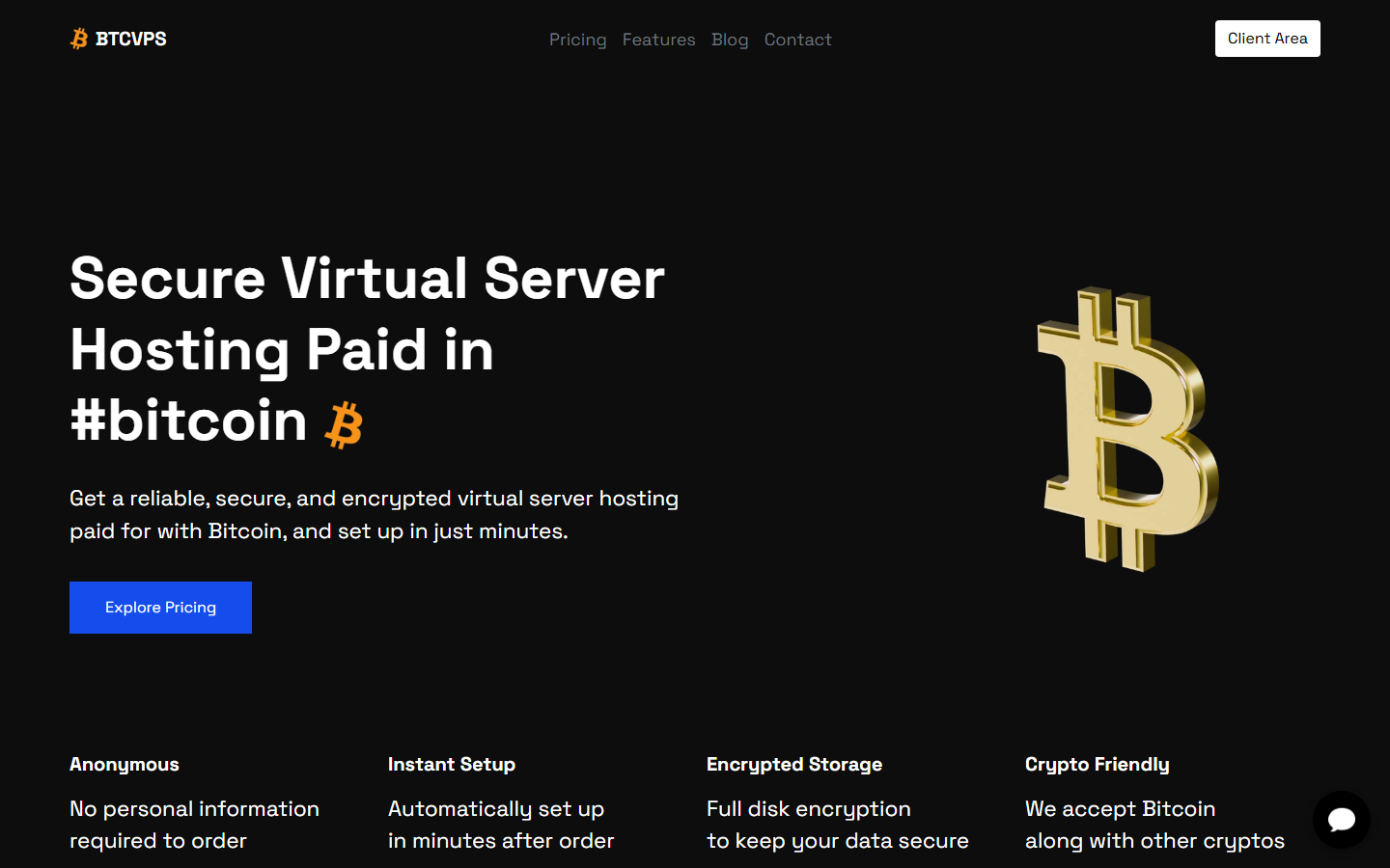 BTCVPS screenshot
