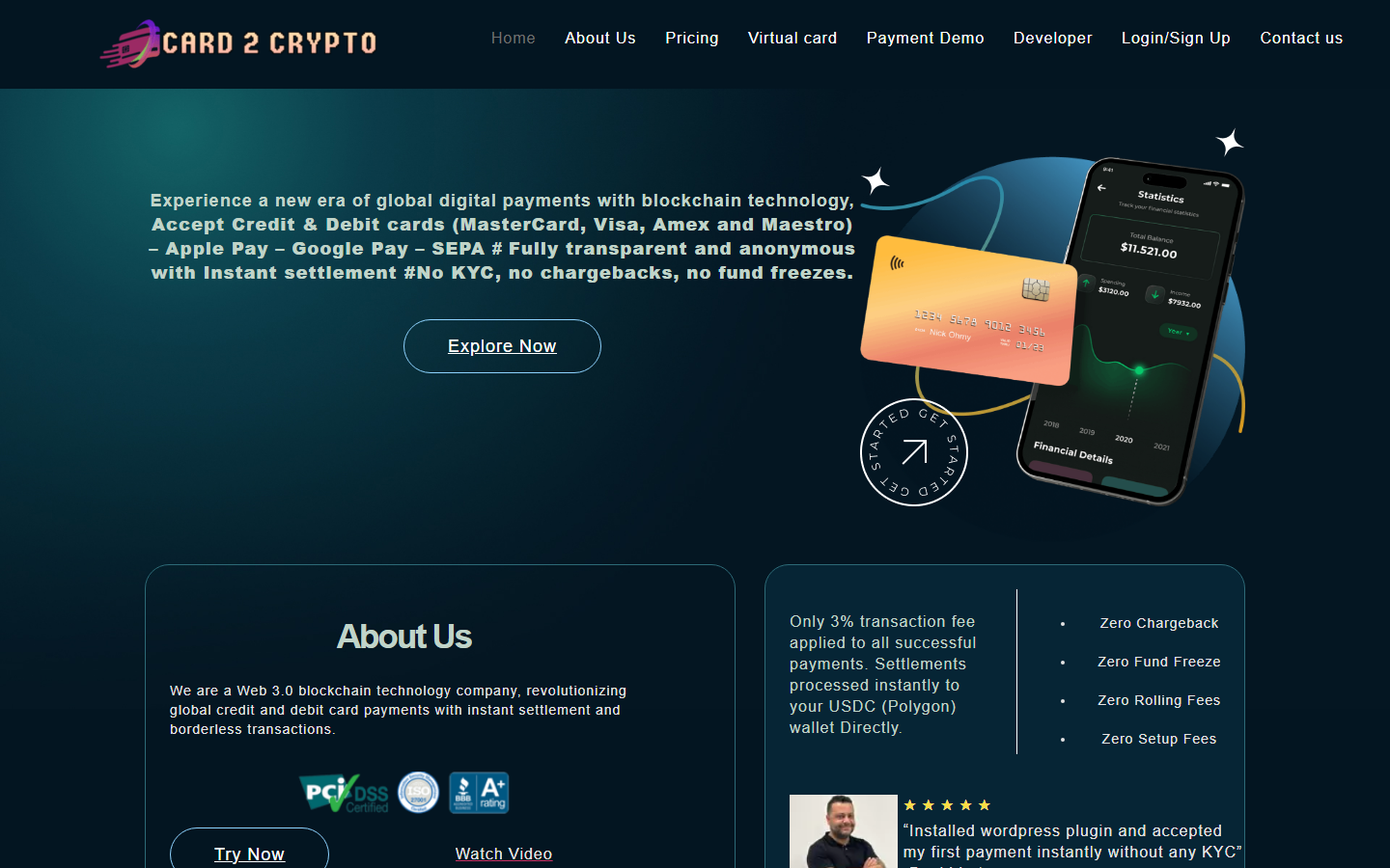 Card2Crypto screenshot