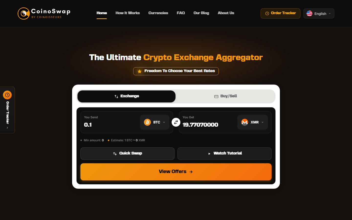 CoinoSwap screenshot