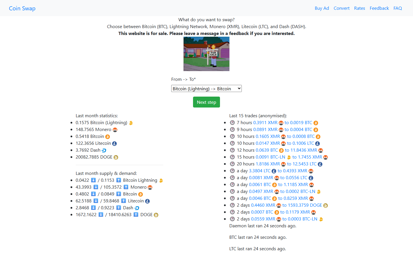 coinswap screenshot