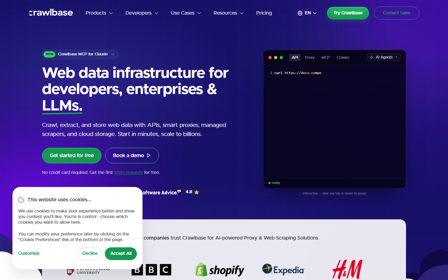 Crawlbase screenshot