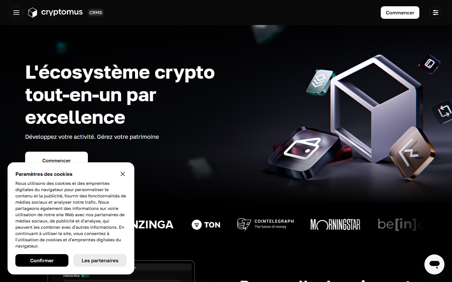 Cryptomus screenshot