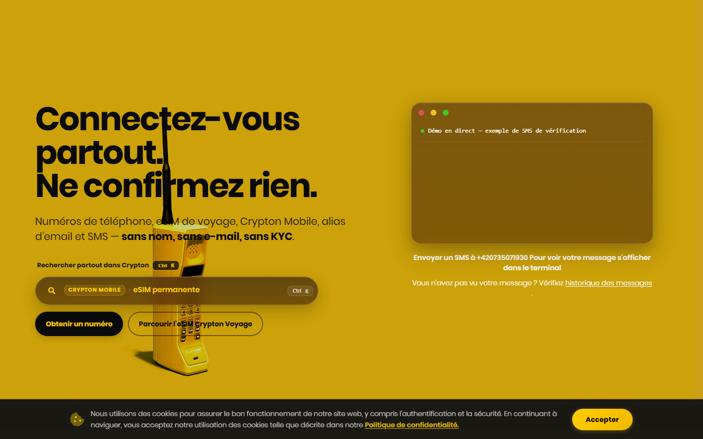 Crypton.sh screenshot