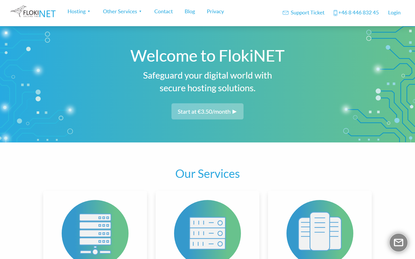 FlokiNET screenshot