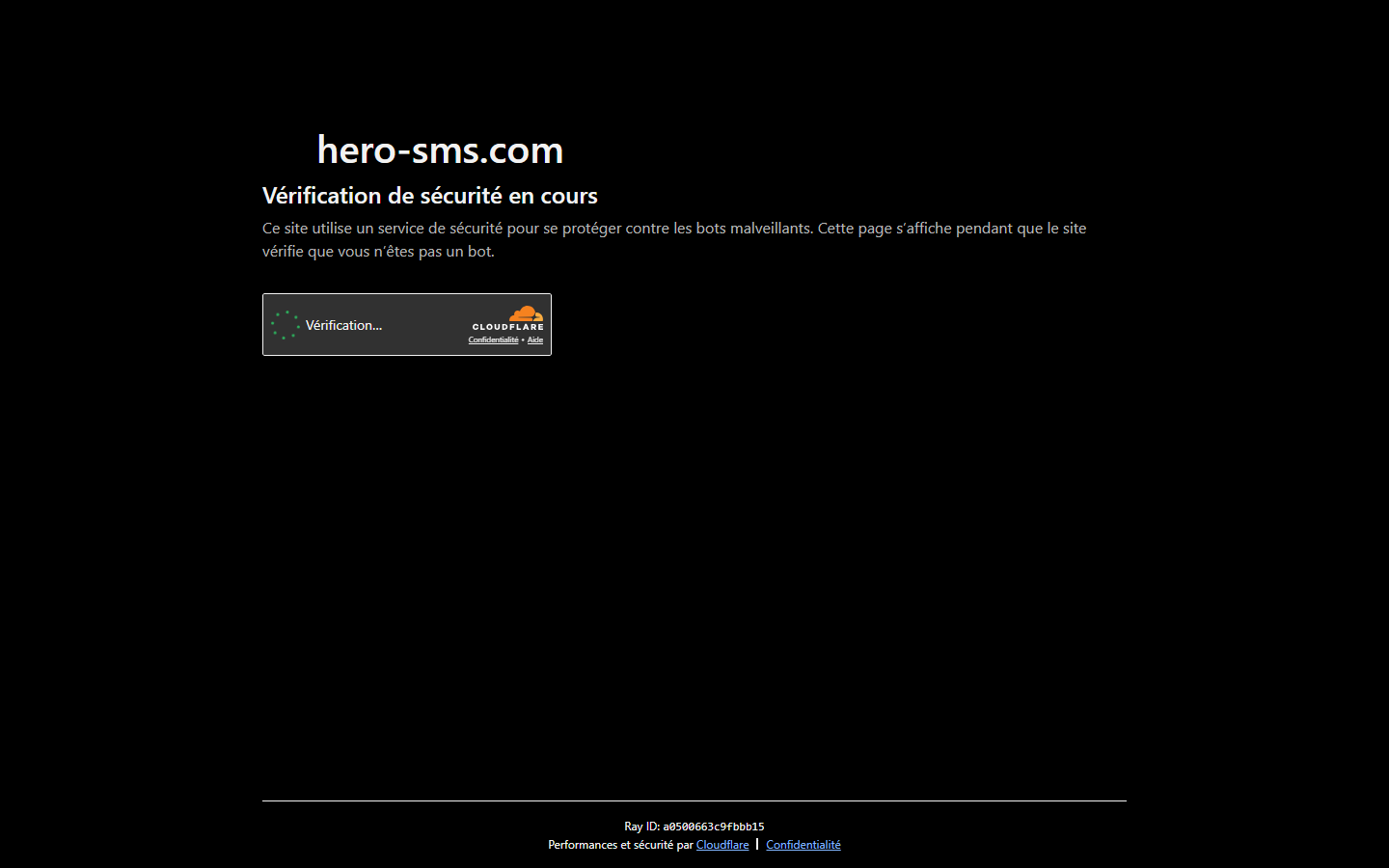 HeroSMS screenshot