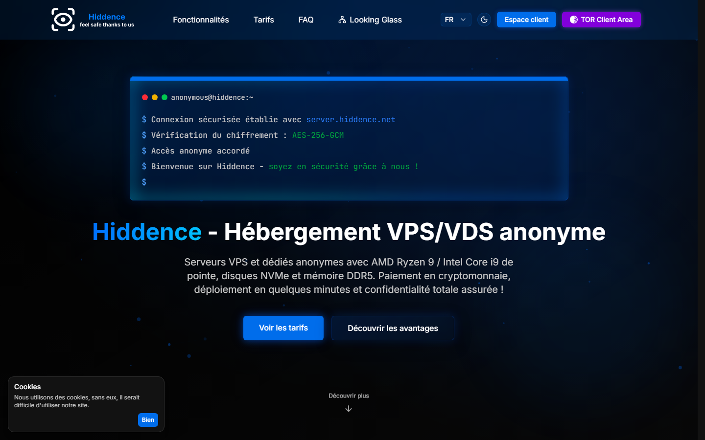 Hiddence screenshot