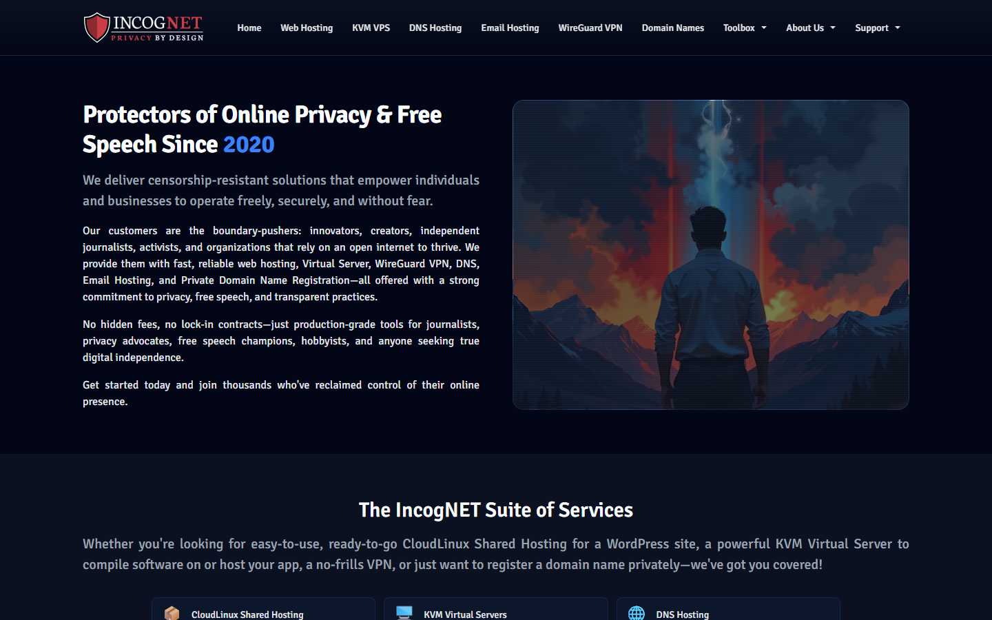 IncogNET screenshot