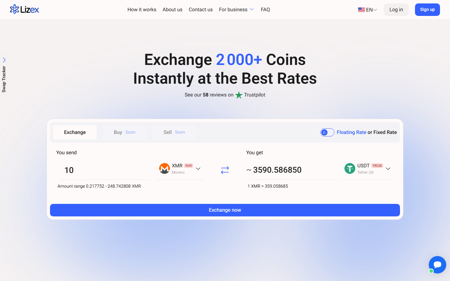 Lizex screenshot