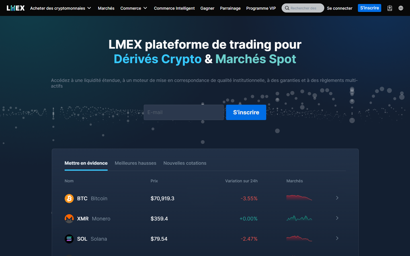 LMEX screenshot