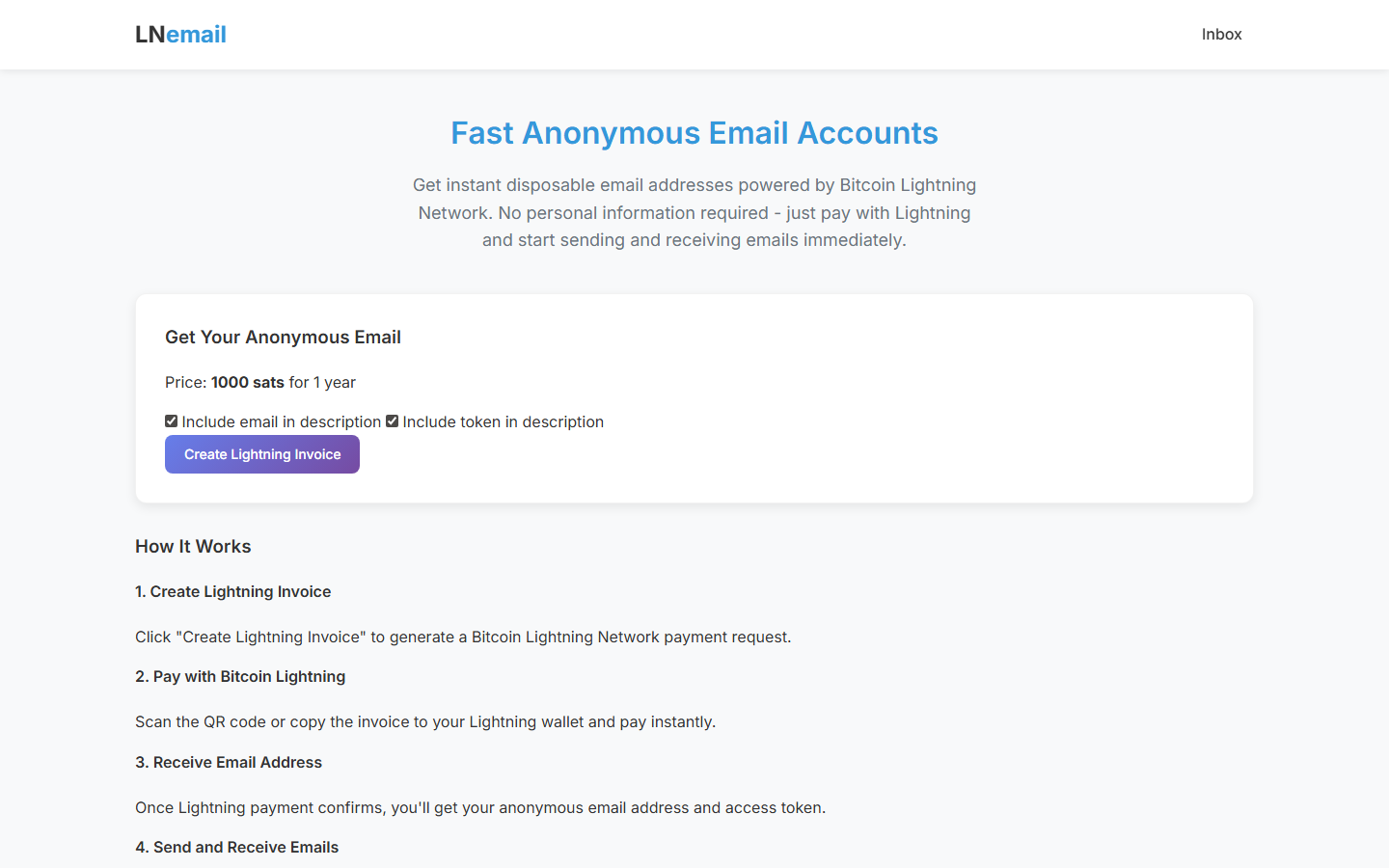 LNemail screenshot