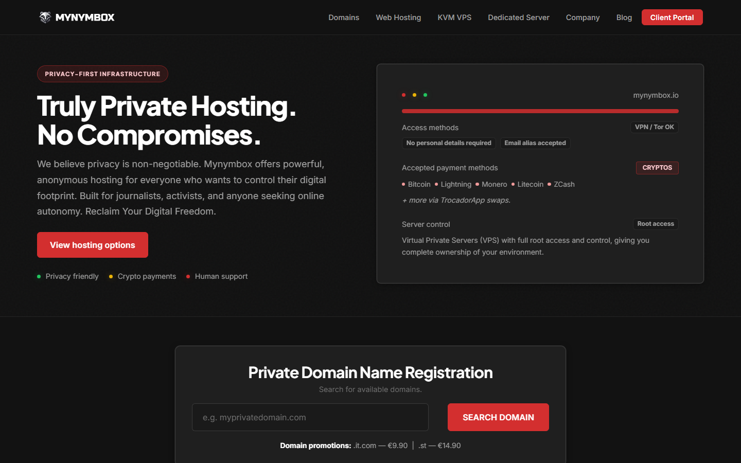 MyNymBox screenshot