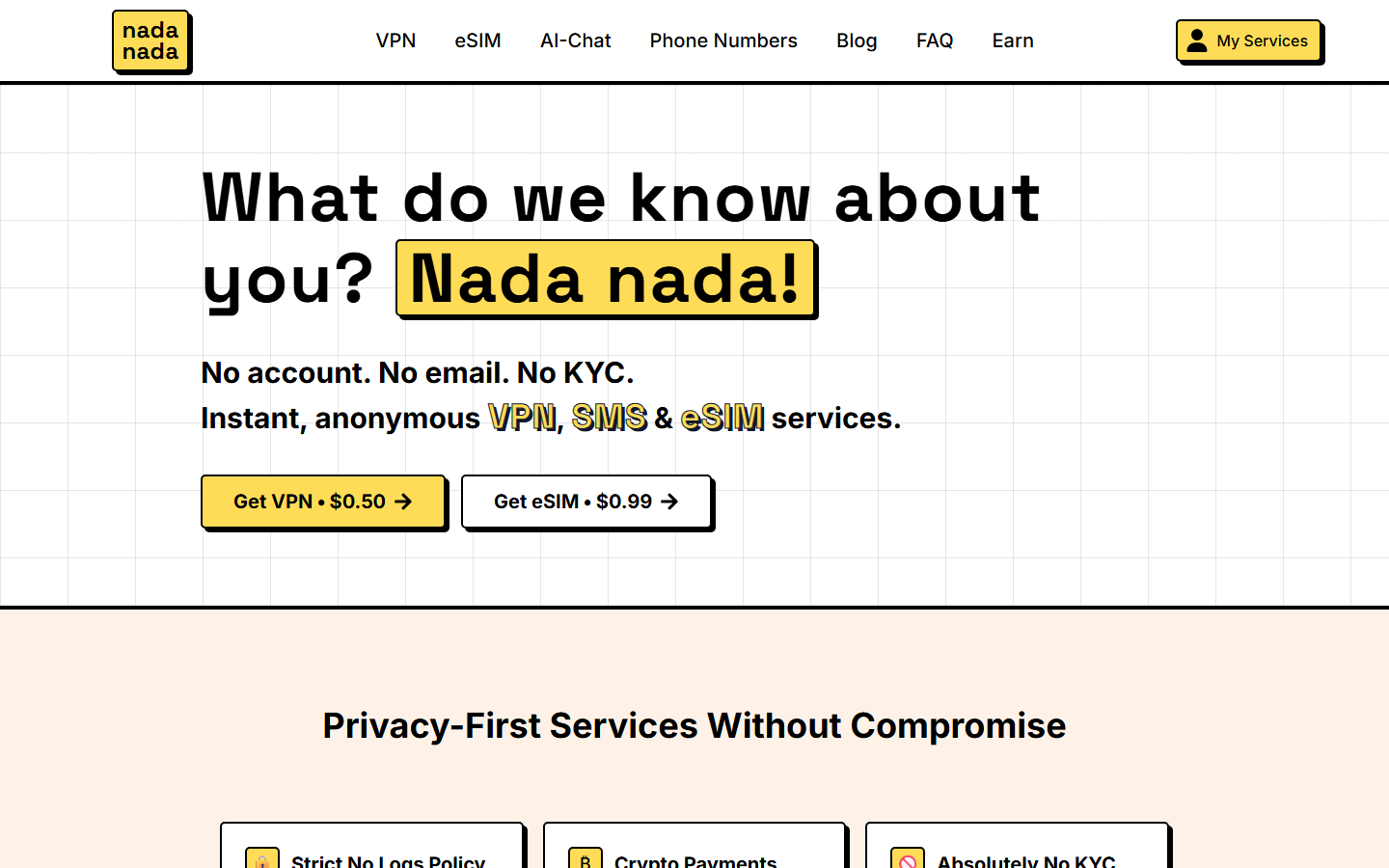 nadanada screenshot