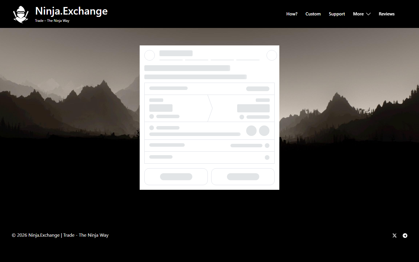 Ninja.Exchange screenshot
