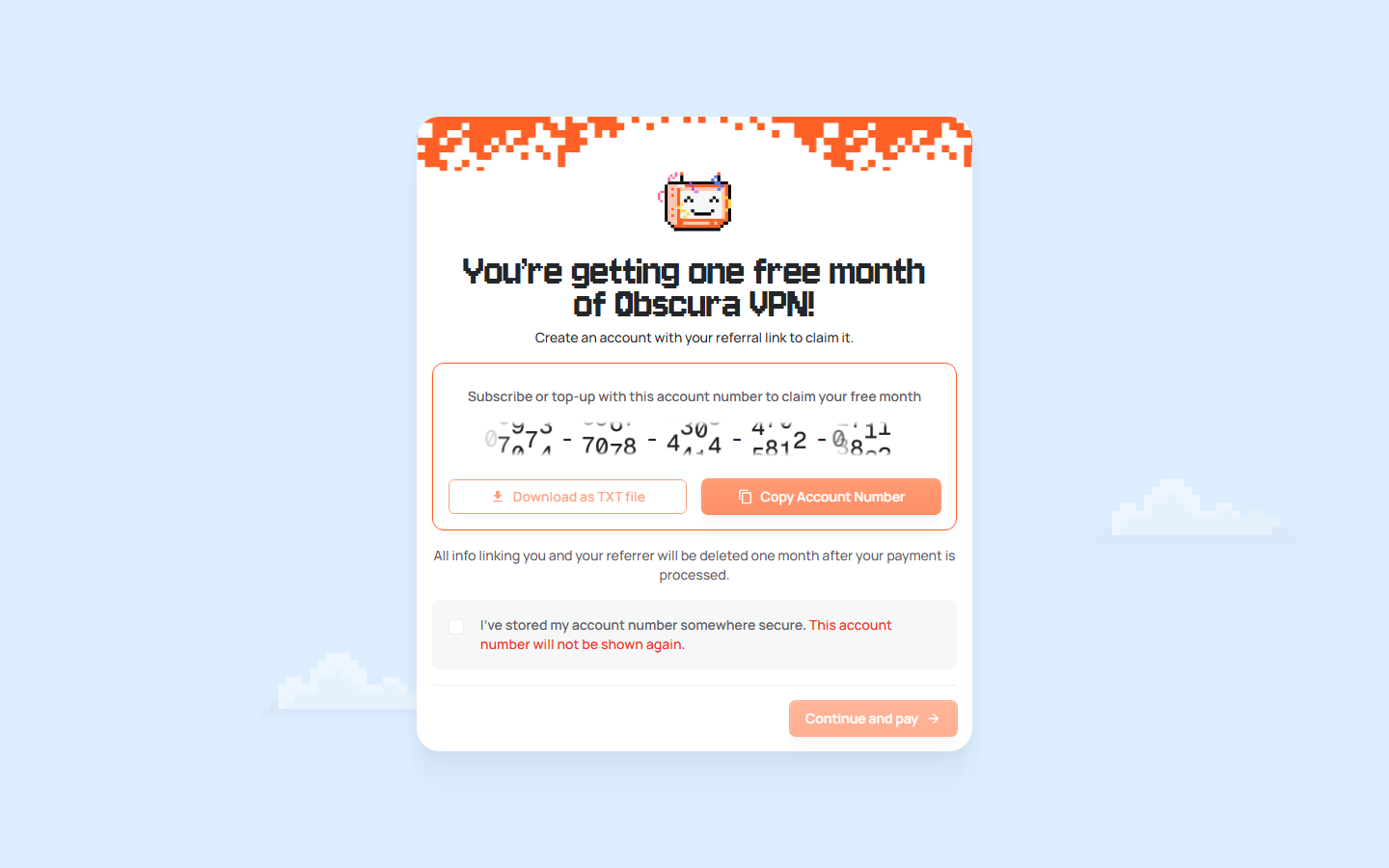 Obscura VPN screenshot