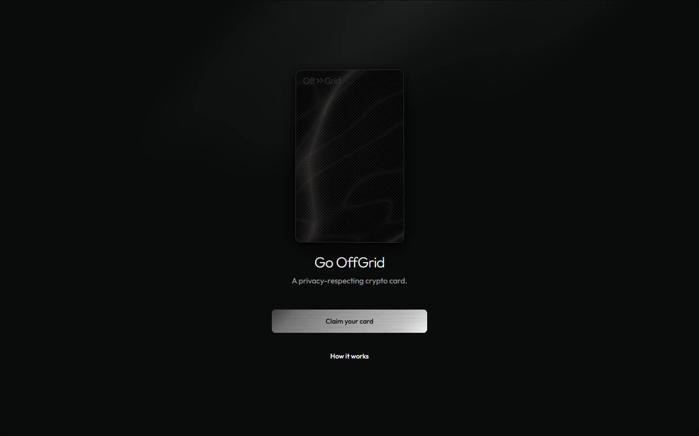 OffGrid cash screenshot