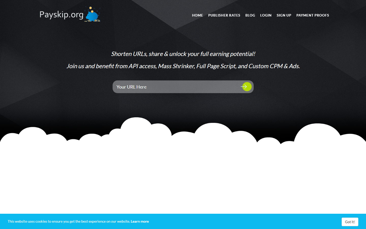 PaySkip.ORG screenshot