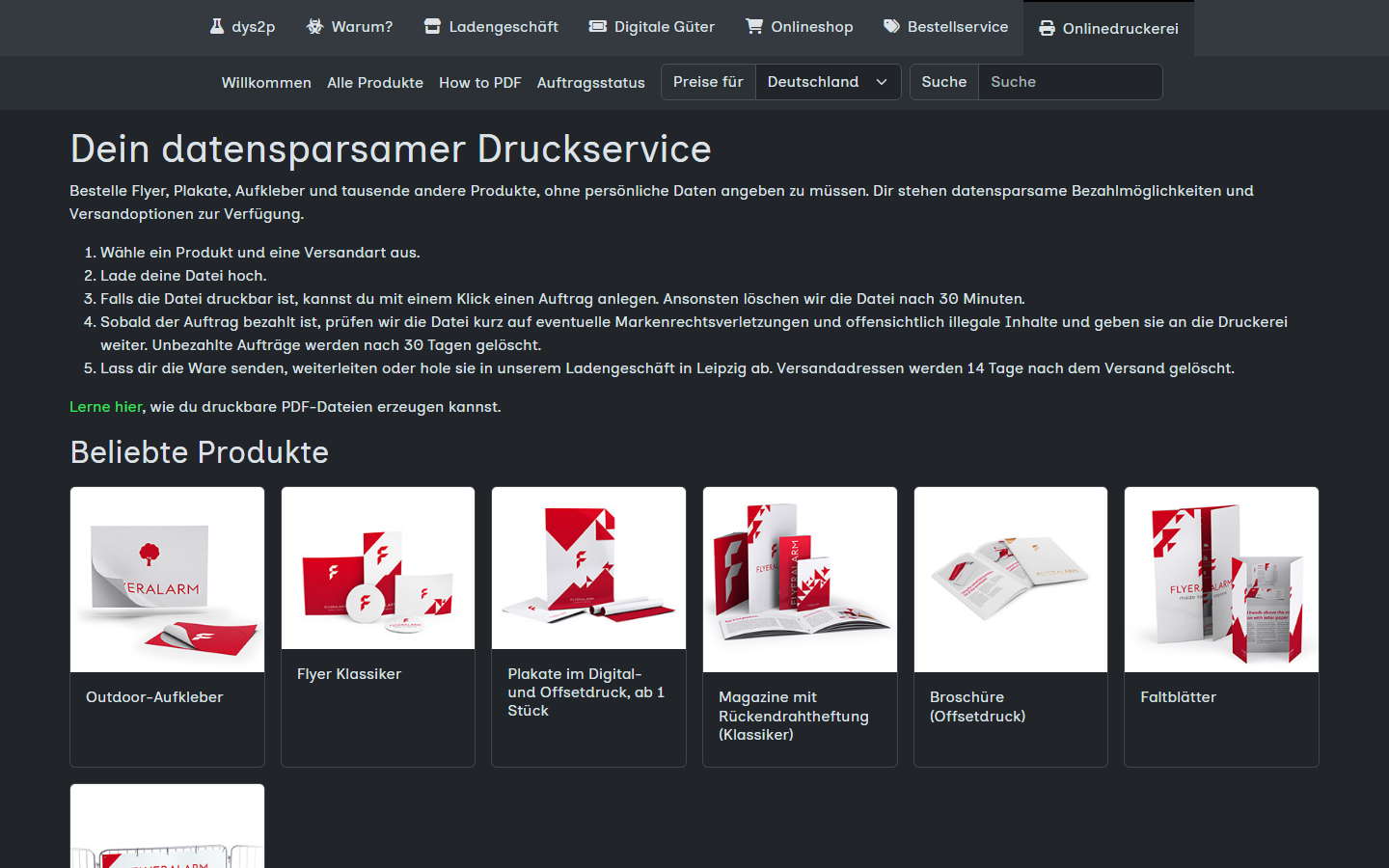 Printing Service screenshot