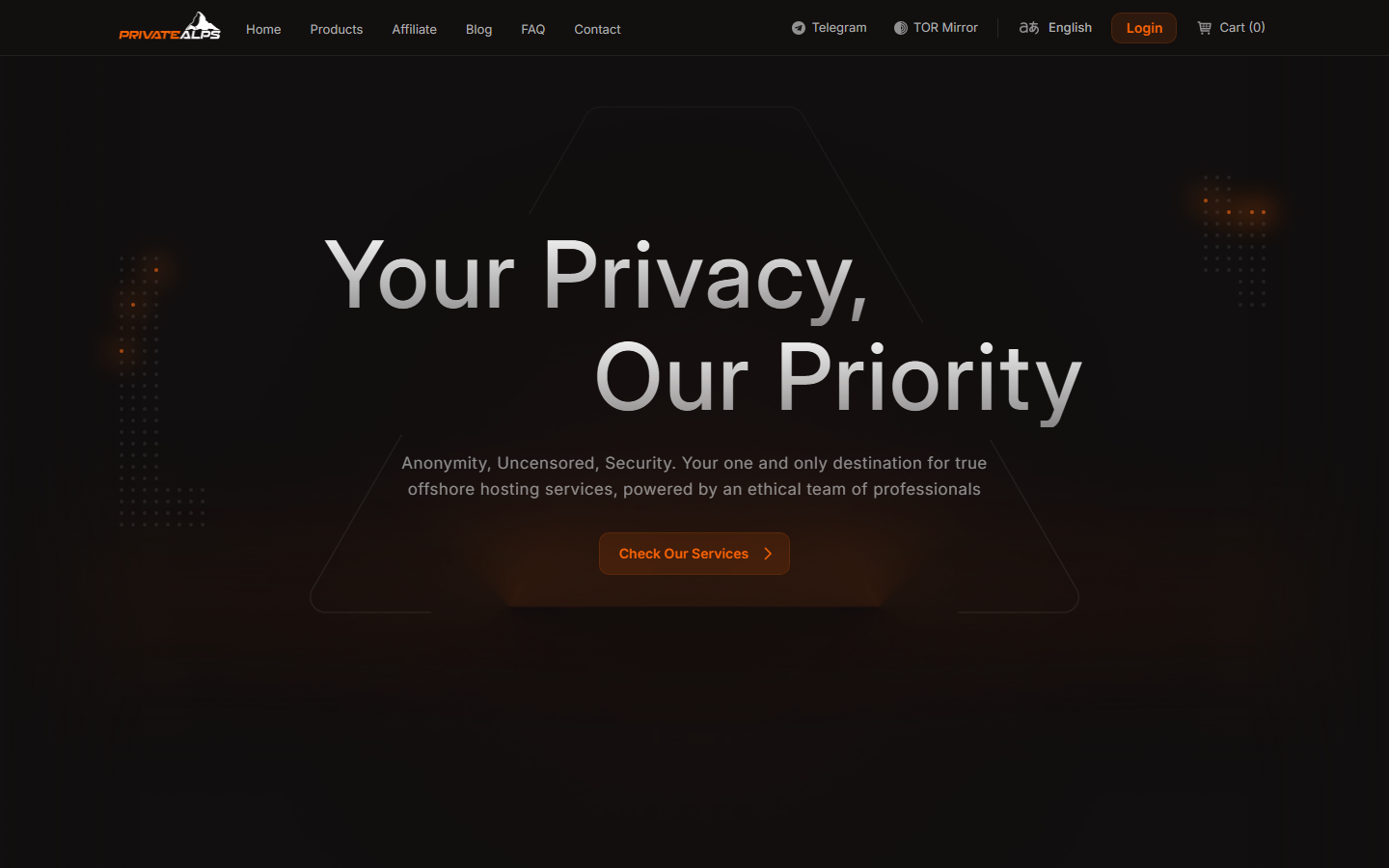 PrivateAlps screenshot