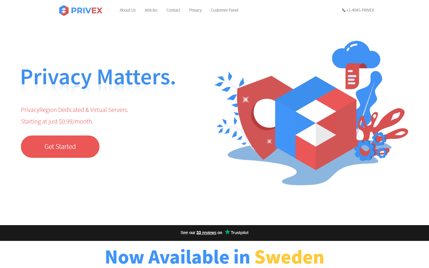 Privex screenshot