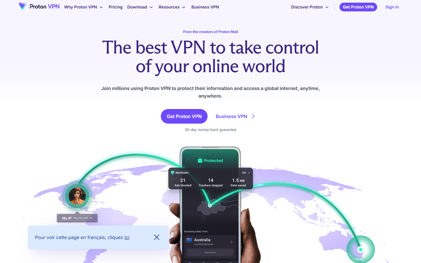 Proton VPN screenshot
