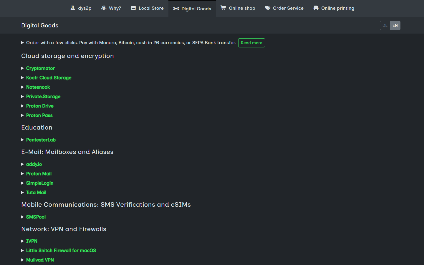 ProxyStore screenshot