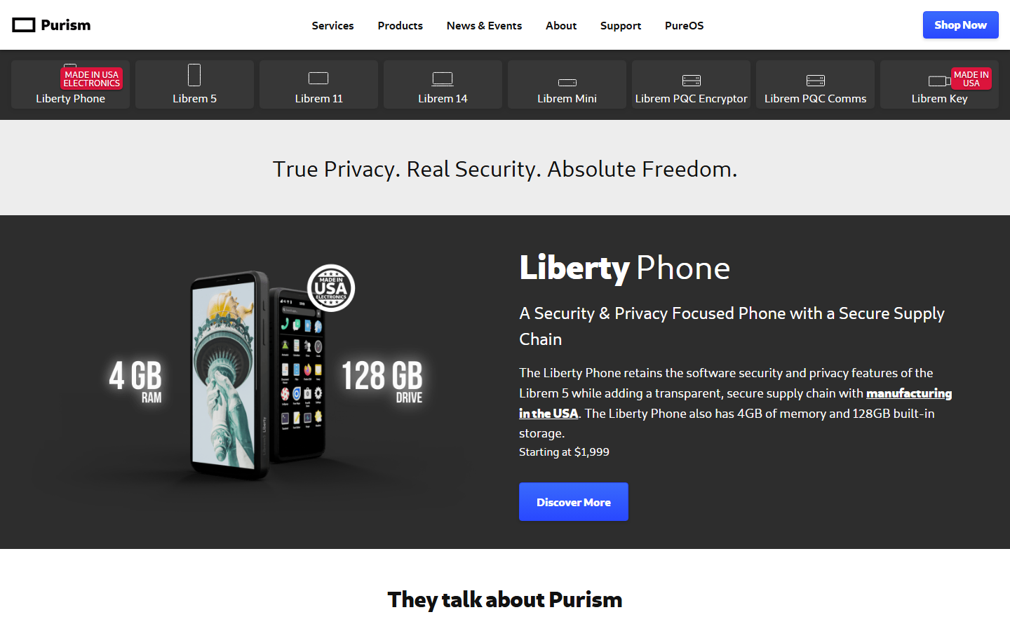 Purism screenshot