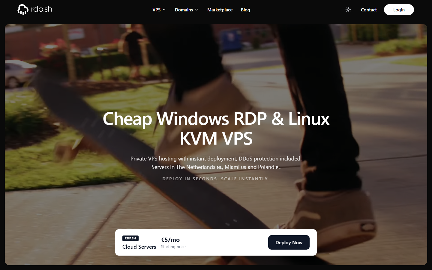 RDP.sh screenshot