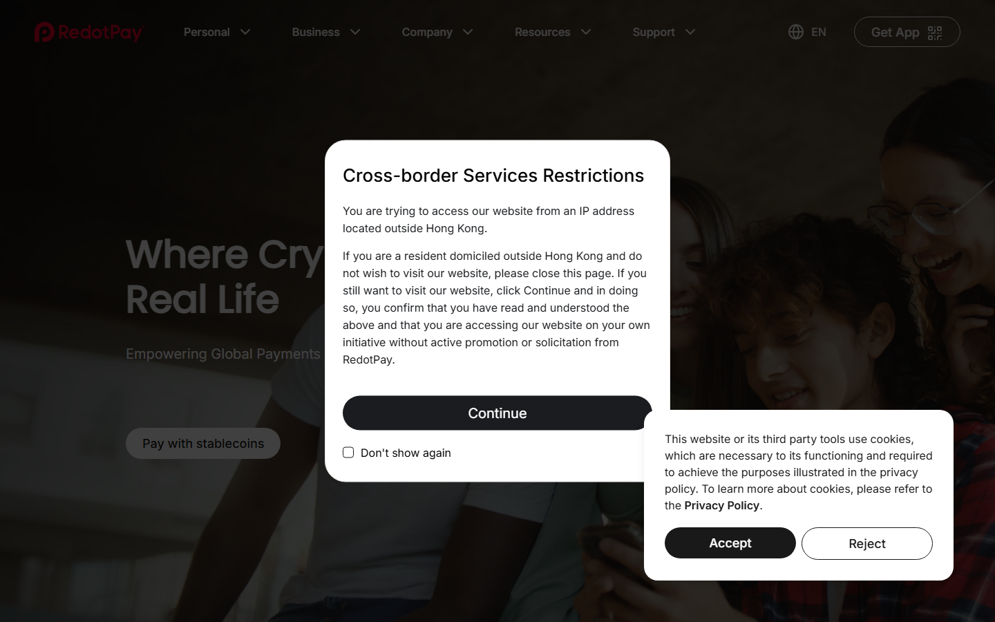RedotPay screenshot