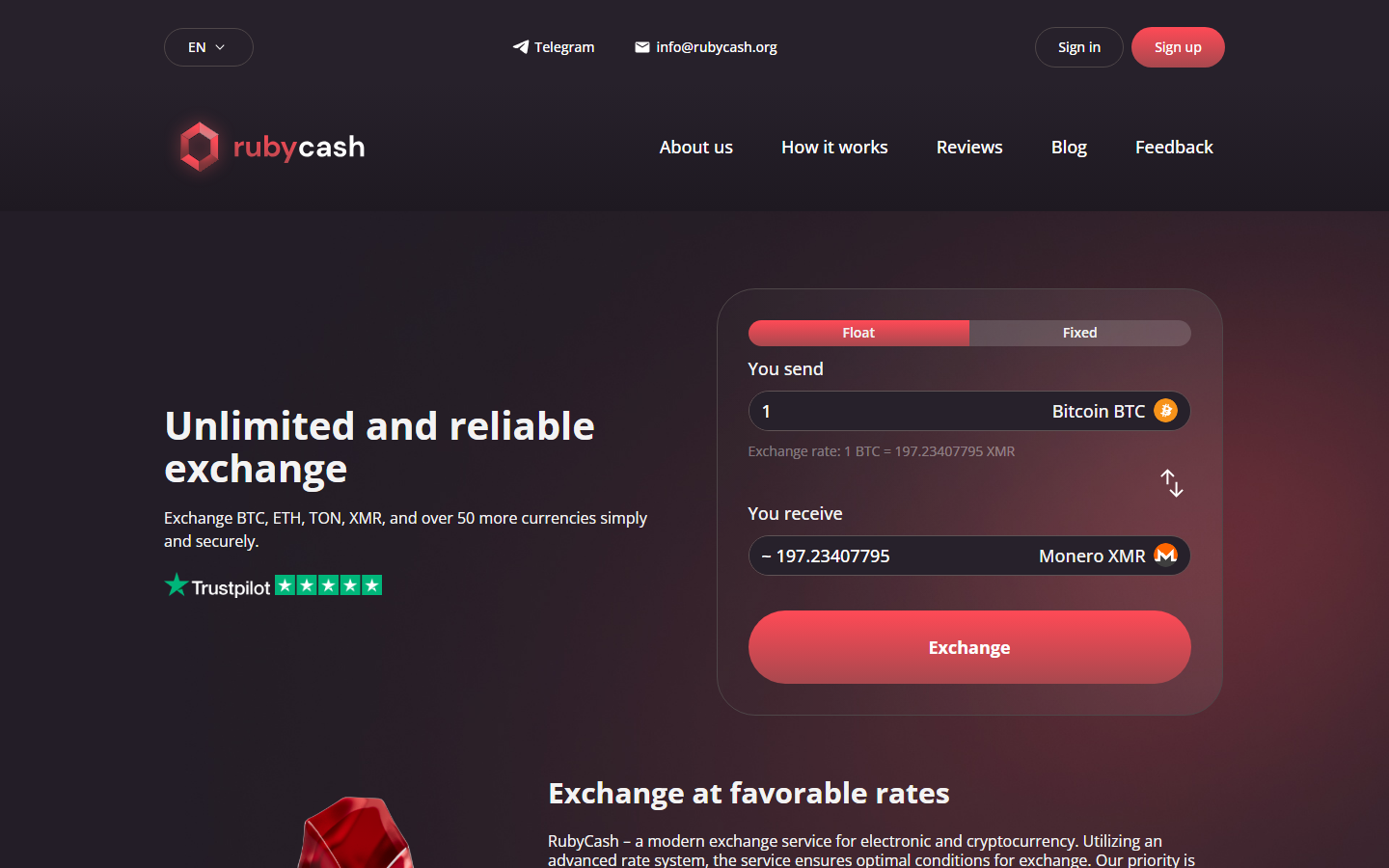 RubyCash screenshot
