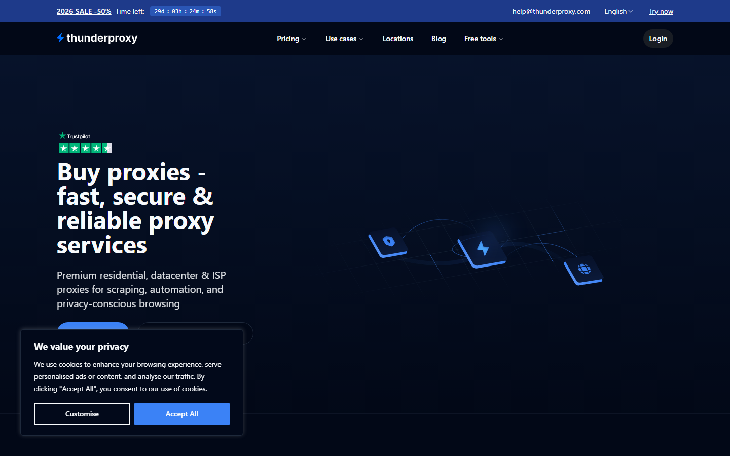 Thunderproxy screenshot