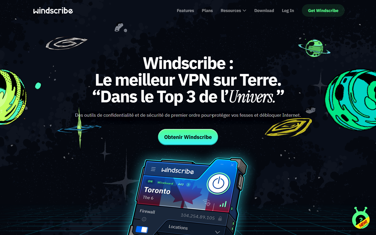 Windscribe screenshot