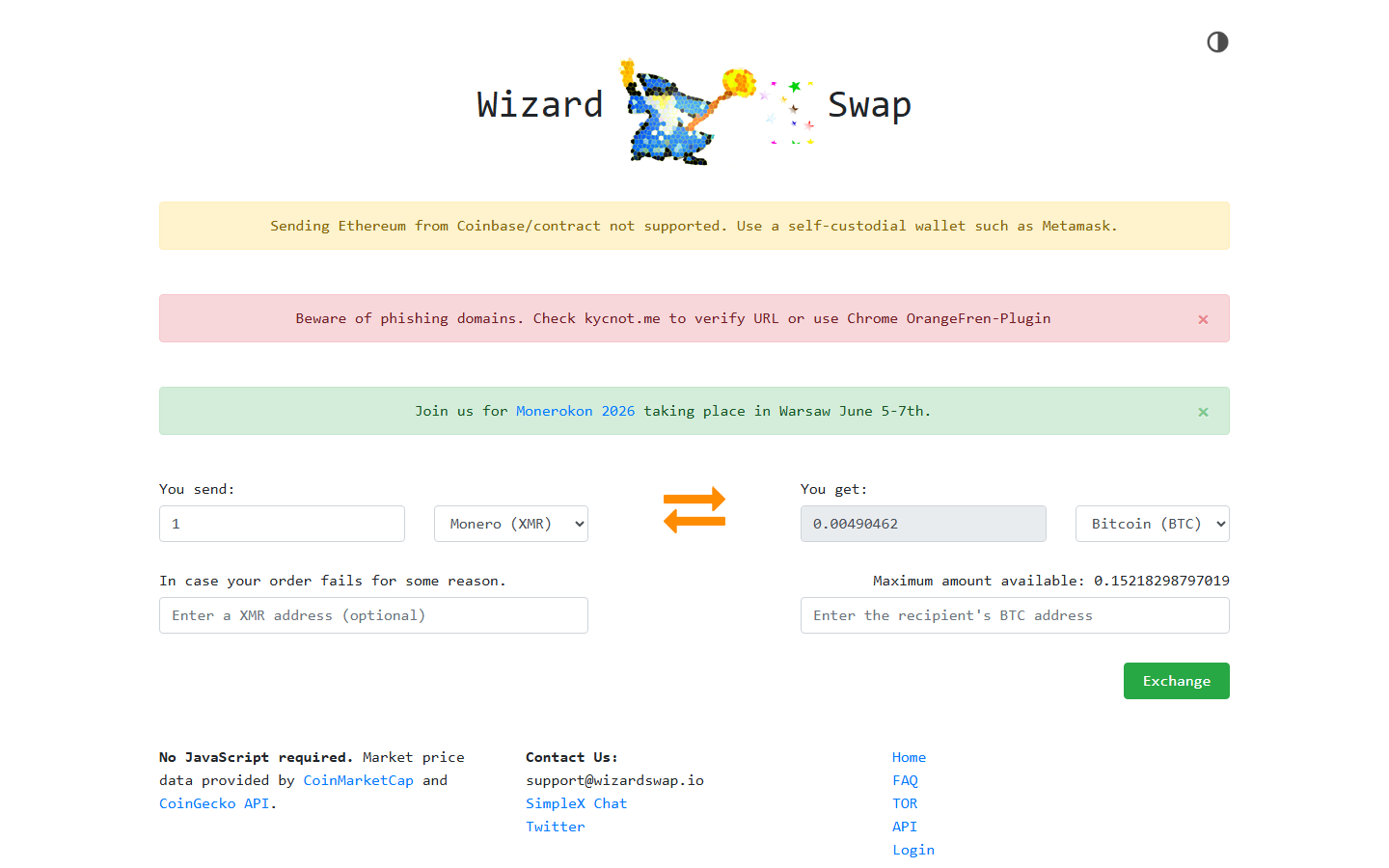 WizardSwap screenshot